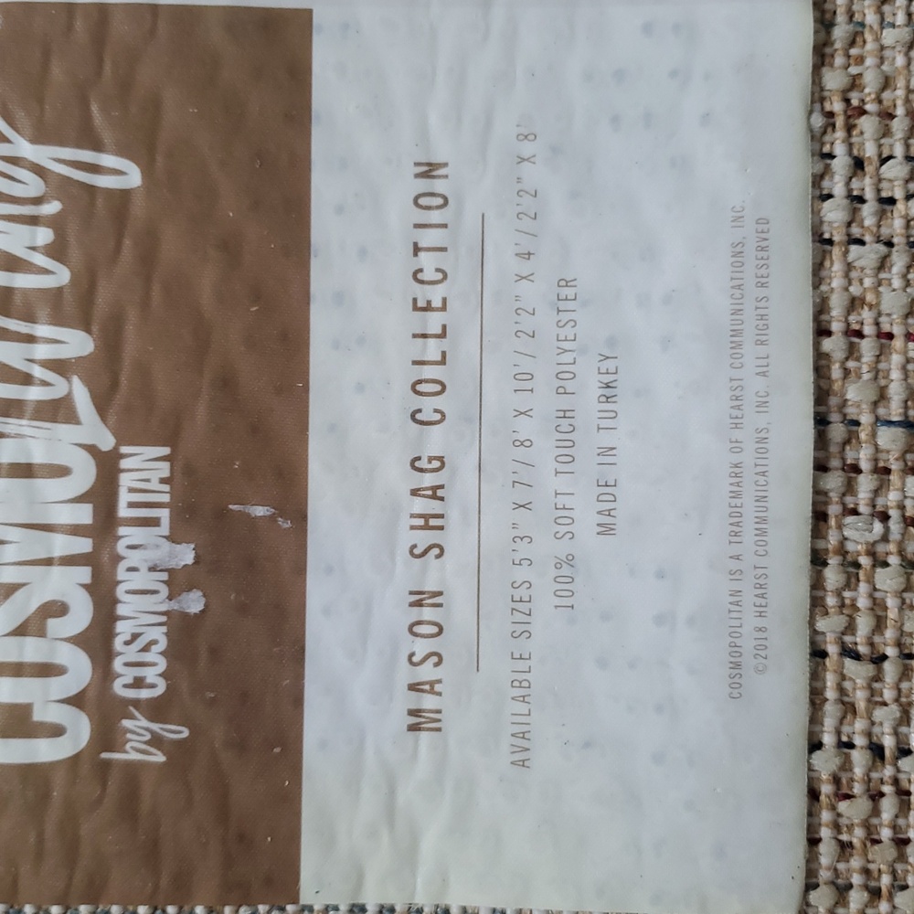 Cosmopolitan  Mason Shag Rug - Picture 5 of 11